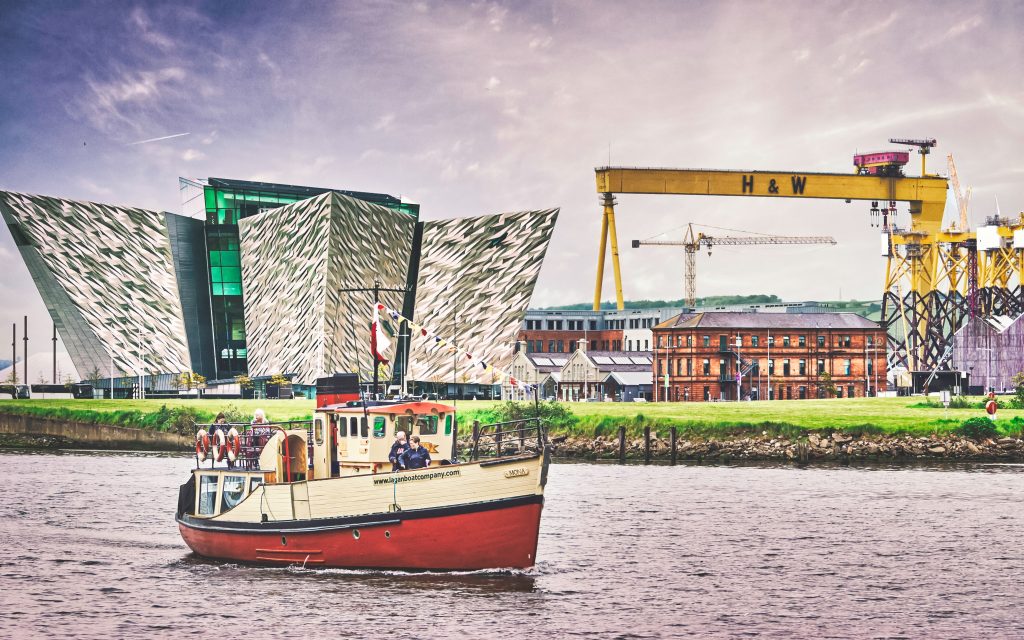 Belfast Titanic Quarter, one of the busiest parts of the city for driving lessons